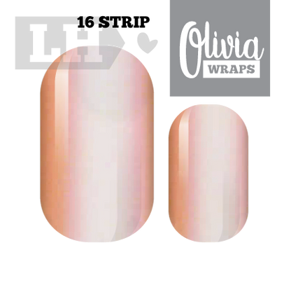 Neutral Shine Ombre Nail Wraps