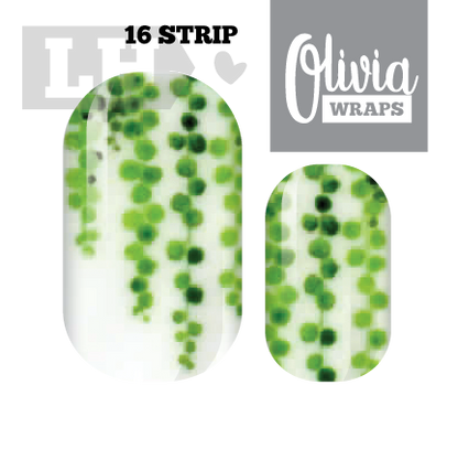 String of Pearls Nail Wrap