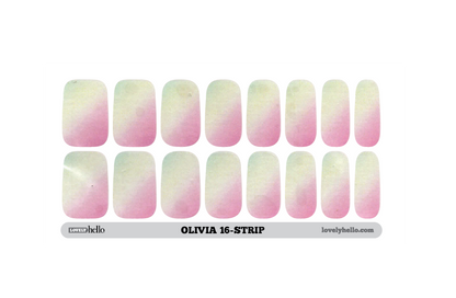 Cotton Candy Diagonal Nail Wrap