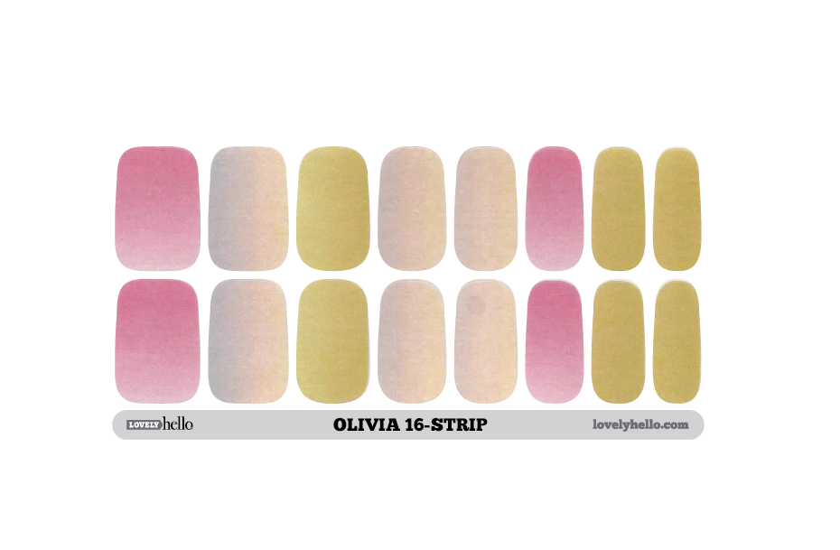 Pastel Sunrise Nail Wrap