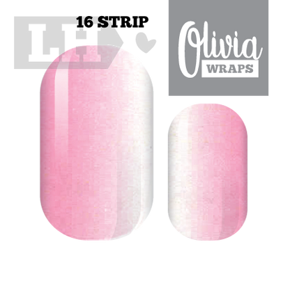 Pinkish Pearl Ombre Nail Wrap