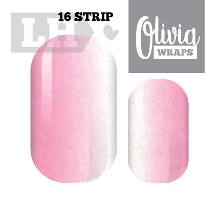 Pinkish Pearl Ombre Nail Wrap