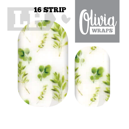 Summer Ferns Nail Wrap