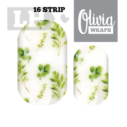 Summer Ferns Nail Wrap