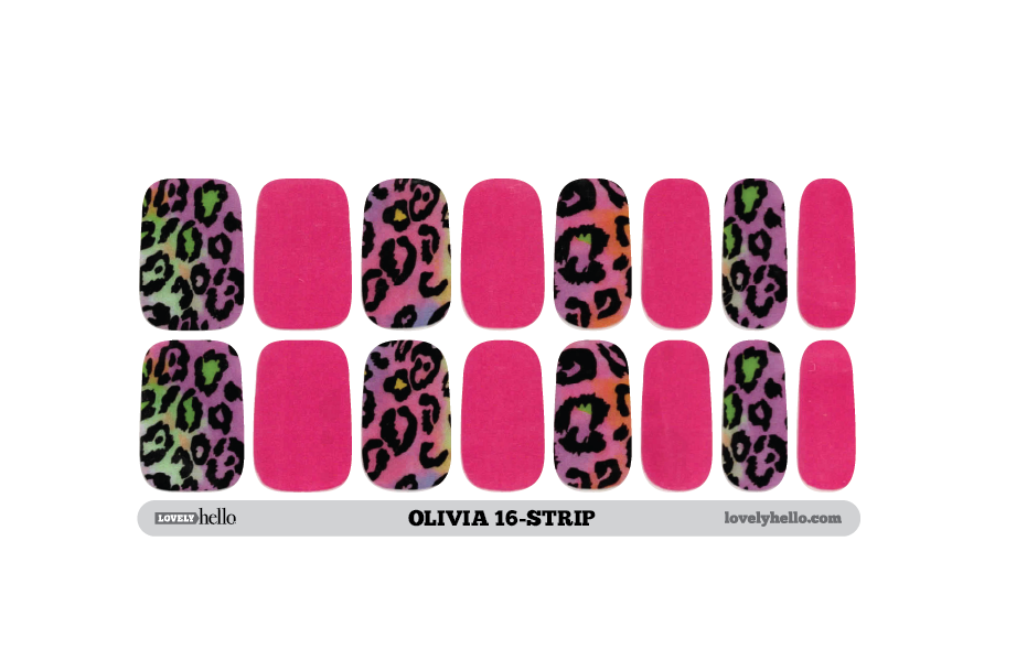 Hot Cheetah Nail Wraps