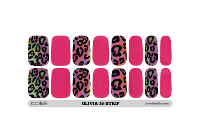 Hot Cheetah Nail Wraps