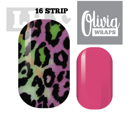 Hot Cheetah Nail Wraps