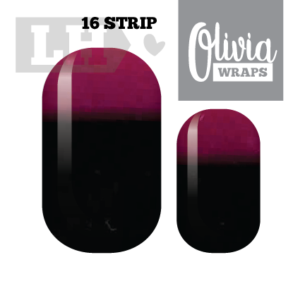 Magenta Evening Nail Wraps