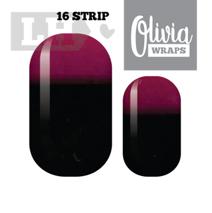 Magenta Evening Nail Wraps