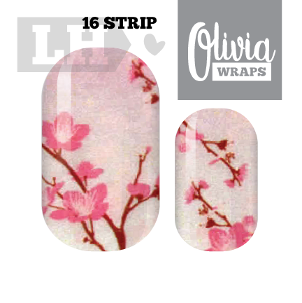 Blossoms of Cherry Nail Wrap