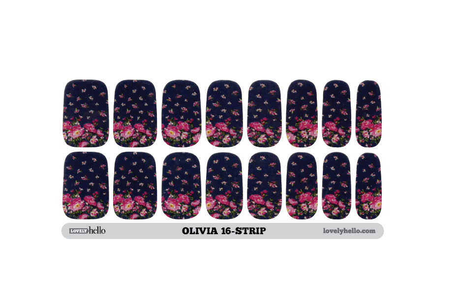 Wild Flower Nail Wraps