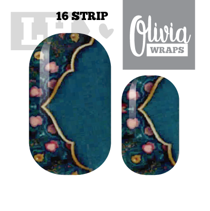Silky Saree Olivia Nail Wraps