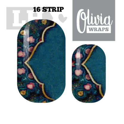 Silky Saree Olivia Nail Wraps