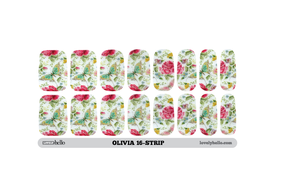 Spring Wallpaper Nail Wraps