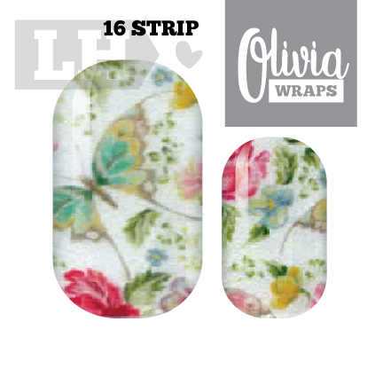 Spring Wallpaper Nail Wraps