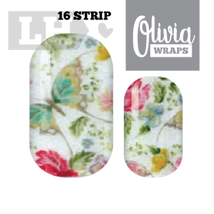 Spring Wallpaper Nail Wraps