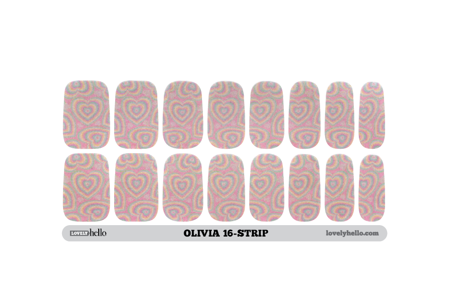 Psychedelic Love Nail Wraps