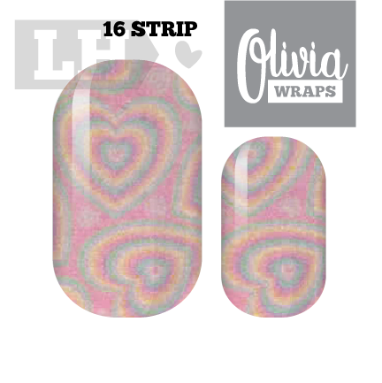 Psychedelic Love Nail Wraps