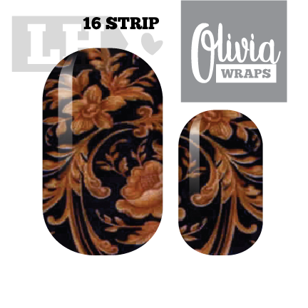 Brocade Olivia Nail Wraps
