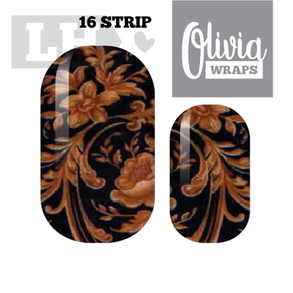 Brocade Olivia Nail Wraps