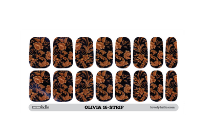 Brocade Olivia Nail Wraps