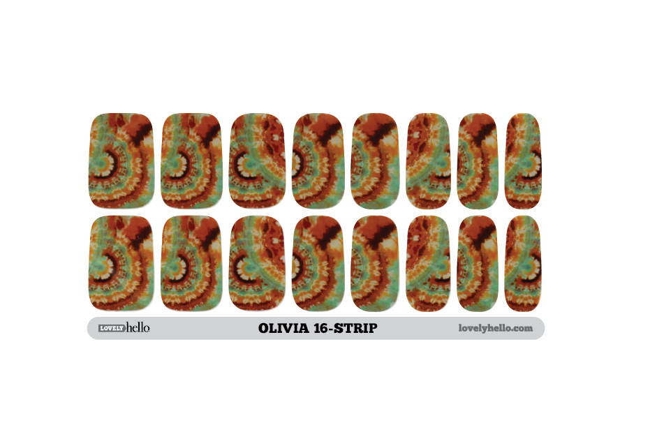 Autumn Hippie Olivia Nail Wraps