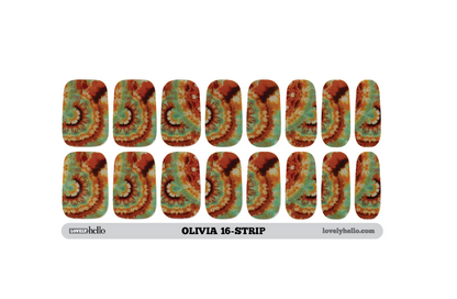 Autumn Hippie Olivia Nail Wraps
