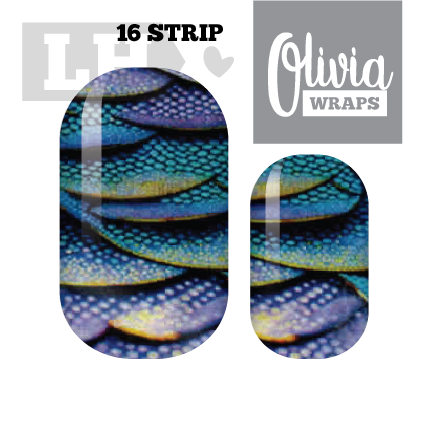 Painted Ocean Nail Wraps