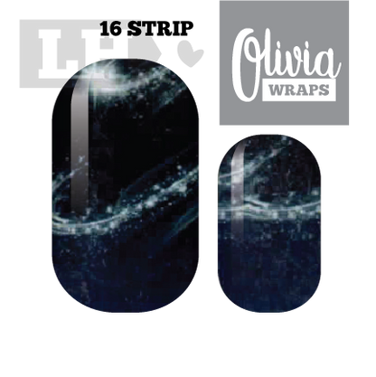 Ocean at Night Nail Wraps
