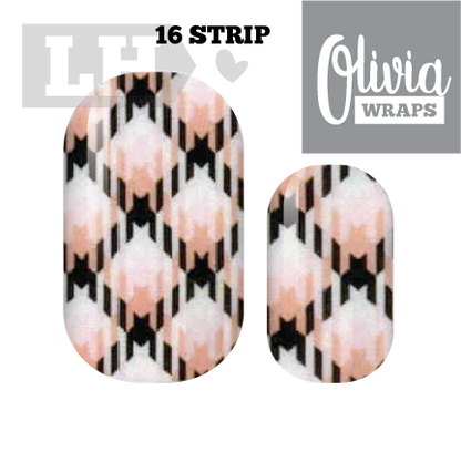 Pink on Wednesday Nail Wraps