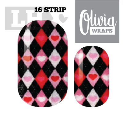 Queen of Hearts Nail Wraps