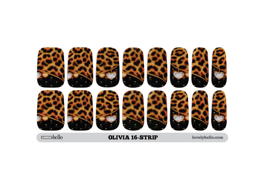 Bougie Leopard Nail Wraps