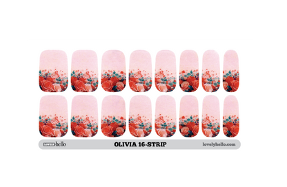 Rose Filled Garden Nail Wraps