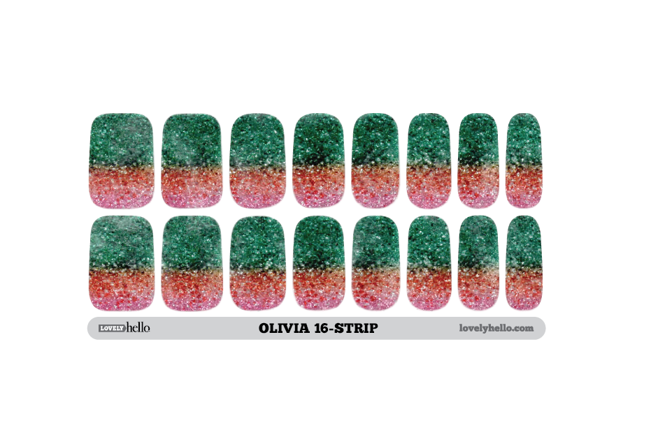 Pink Sea Ombre Nail Wrap