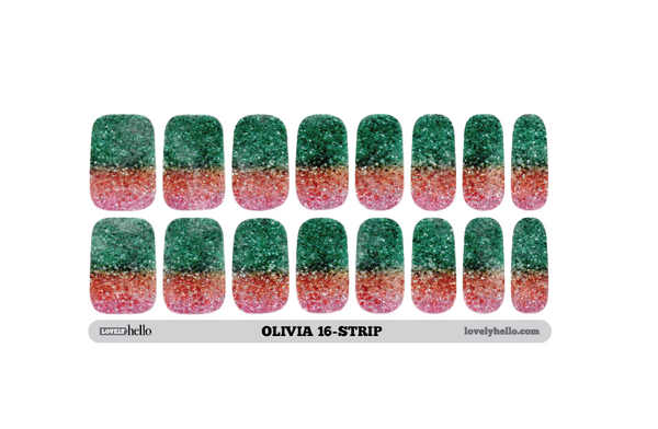 Pink Sea Ombre Nail Wrap