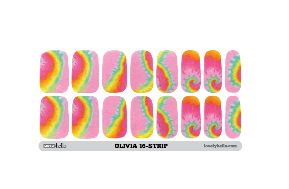 Rainbow Geode Nail Wraps