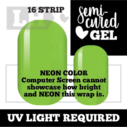 NEON Lime Nail Wraps