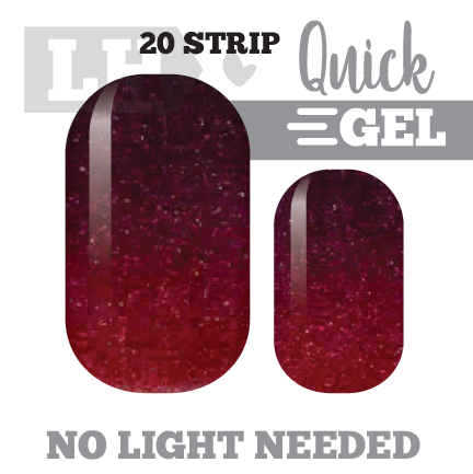 Wine Ombre Gel Nail Wraps