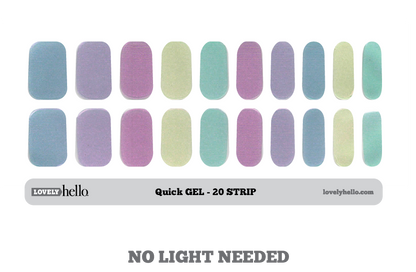 Pastel Skittle Mani Quick Gel Nail Wraps