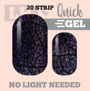 Leafy Glam Quick Gel Nail Wraps