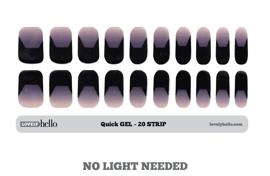 Vampire French Gel Nail Wraps