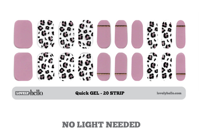 Pink Cat Quick Gel Nail Wraps