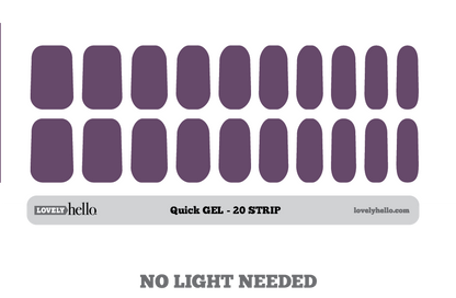 Cyber Grape Quick Gel Nail Wraps