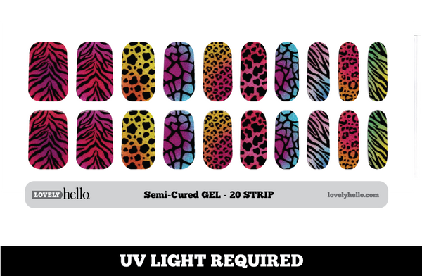 80's Pop Shimmer Nail Wraps