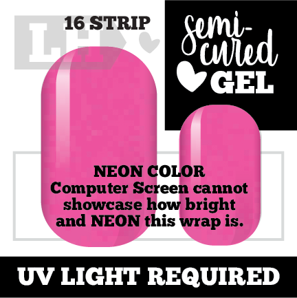 NEON Pinkalicious Nail Wraps