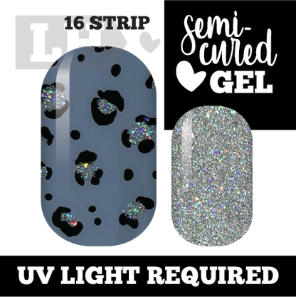 Blue Leopard Nail Wraps