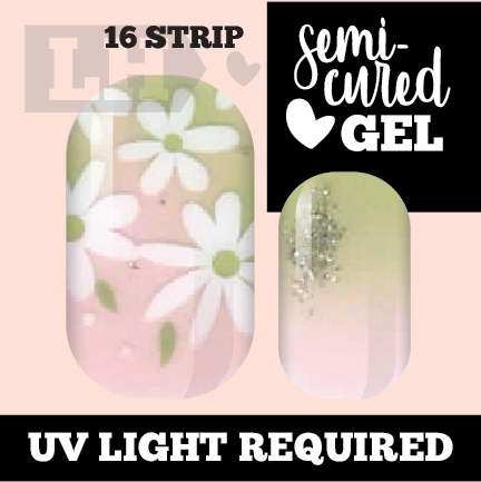 Sweet Daisy Ombre Nail Wraps