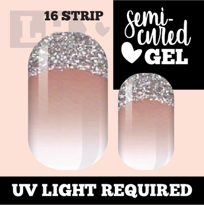 Glitter Glaze French Nail Wraps