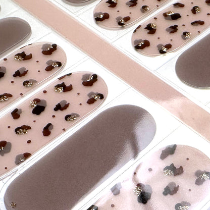 Sheer Leopard Nail Wraps