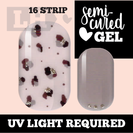 Sheer Leopard Nail Wraps